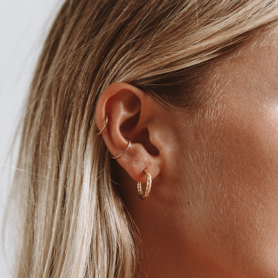 Hammered Earrings - Livia-State of Style
