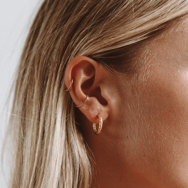 Hammered Earrings - Livia-State of Style