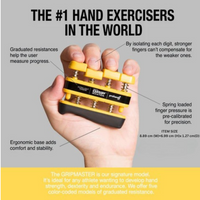 Hand Grip Strengthener - Finger Exerciser (Spring Loader)-Red - Medium Spanning-State of Style