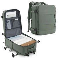 Hand luggage suitcase with Spacious Capacity - TravelMate-Green-State of Style