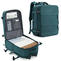 Hand luggage suitcase with Spacious Capacity - TravelMate-Peacock Blue-State of Style