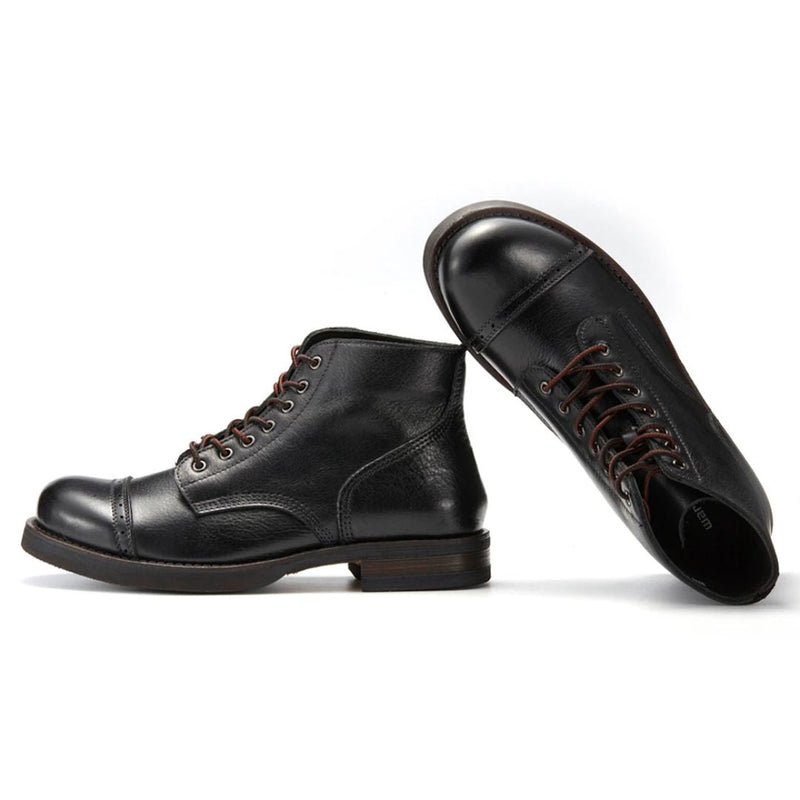 Handcrafted Leather Boots Ivan – Classic & Durable Design-Brown-6.0-State of Style