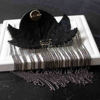 Handcrafted Rhinestone Shoulder Necklace | Fashion Tassel Accessory-Luxury Gold-State of Style