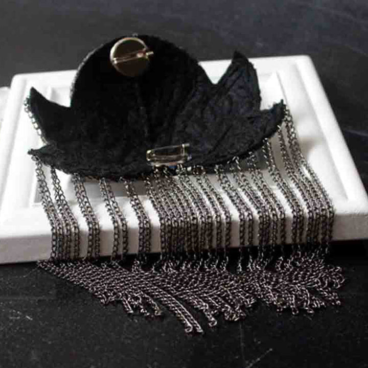 Handcrafted Rhinestone Shoulder Necklace | Fashion Tassel Accessory-Luxury Gold-State of Style