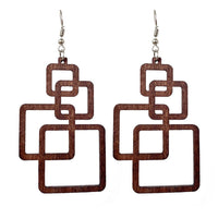 Handcrafted Wooden Drop Earrings | Eco-Friendly Fashion-State of Style