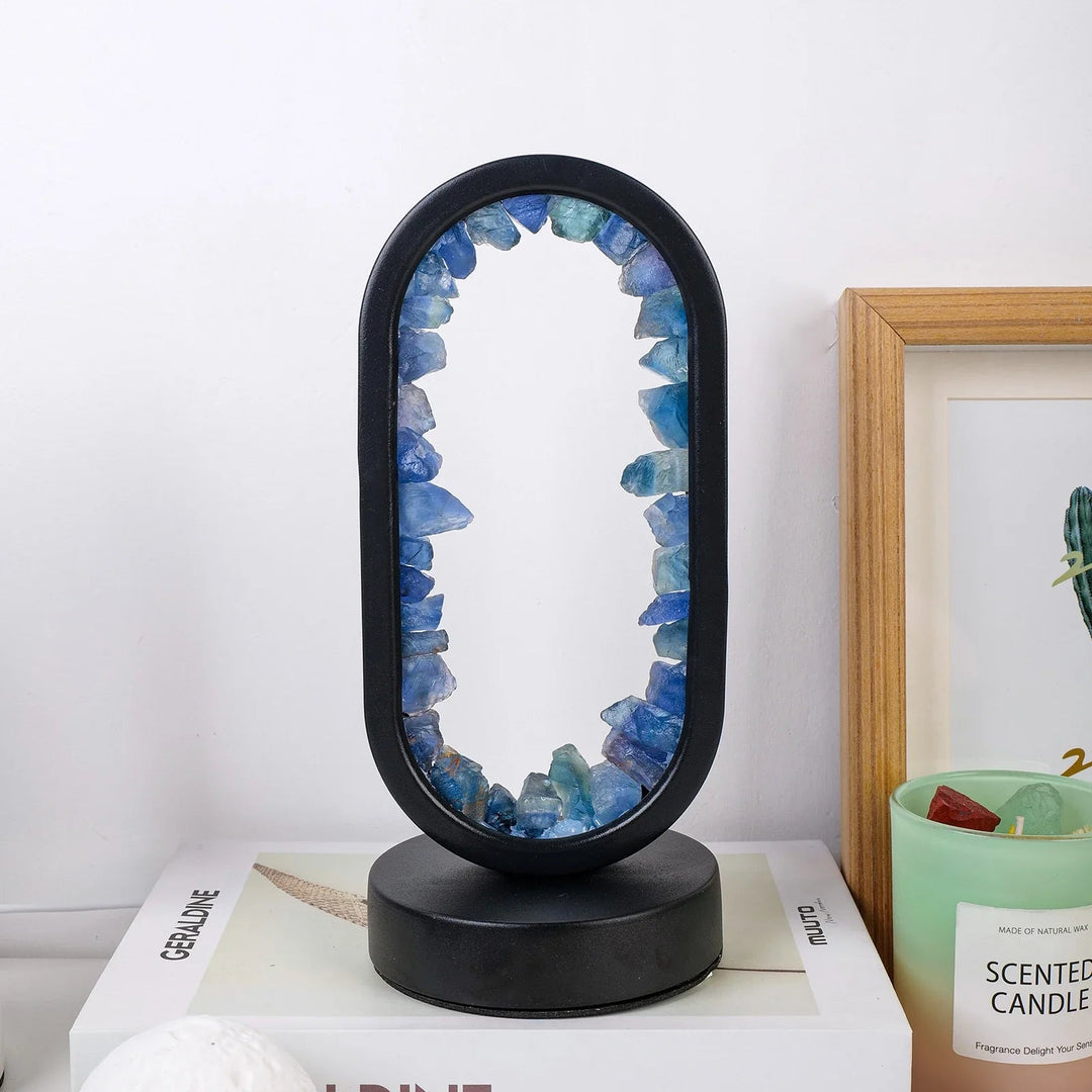 Handmade Amethyst Lamp - Serenith-Amethyst Raw Black-State of Style