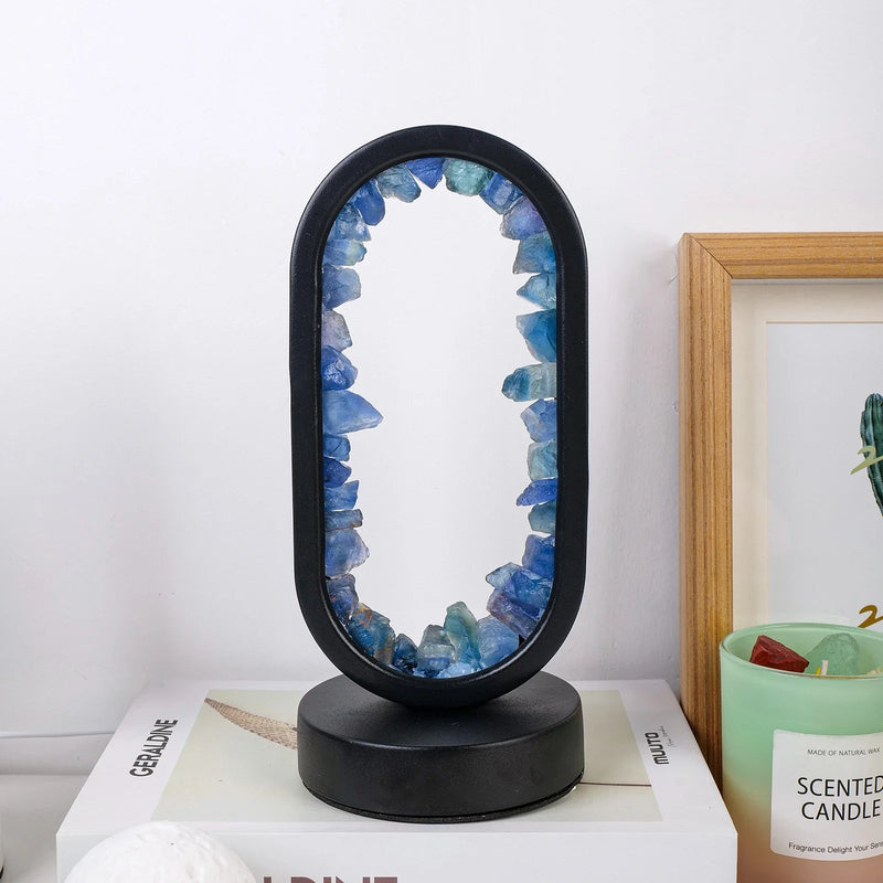 Handmade Amethyst Lamp - Serenith-Amethyst Raw Black-State of Style