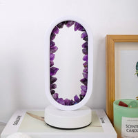 Handmade Amethyst Lamp - Serenith-Amethyst Raw Black-State of Style
