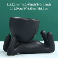 Handmade Ceramic Succulent Planter with Drainage Hole - TerraCotta-01-State of Style