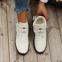 Handmade Comfort Sneaker Boots - Amara-Beige-5-State of Style