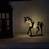 Handmade Horse Figurine – Ferro-With lights-State of Style