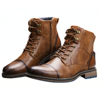Handmade Leather Retro Boots Andreas – Classic Comfort & Style-6.5-State of Style