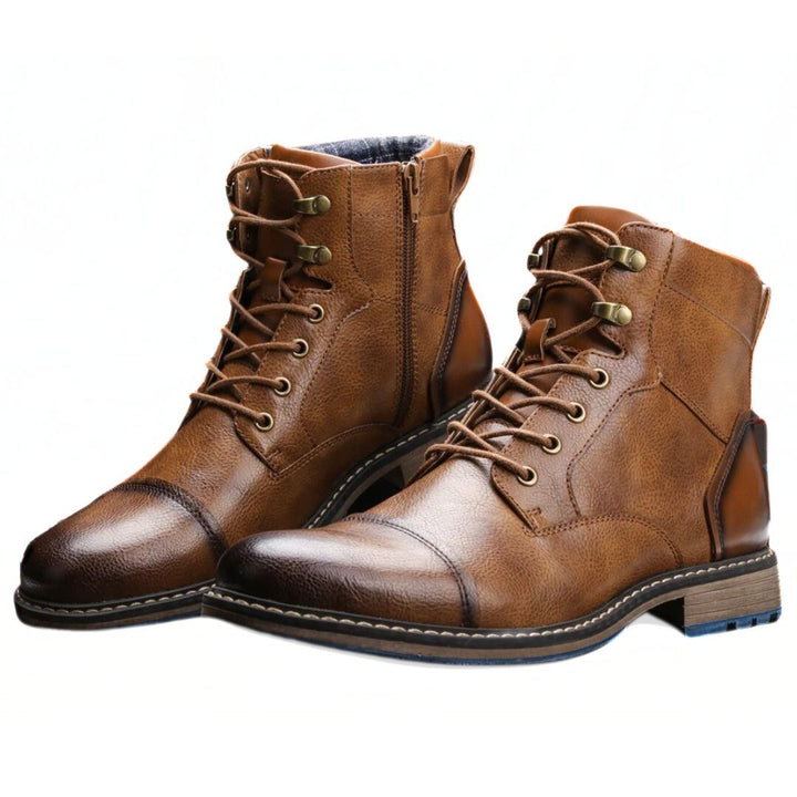 Handmade Leather Retro Boots Andreas – Classic Comfort & Style-6.5-State of Style