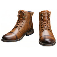 Handmade Leather Retro Boots Andreas – Classic Comfort & Style-6.5-State of Style