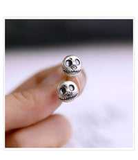 Handmade Pumpkin Prince Skull Earrings - Mara-State of Style