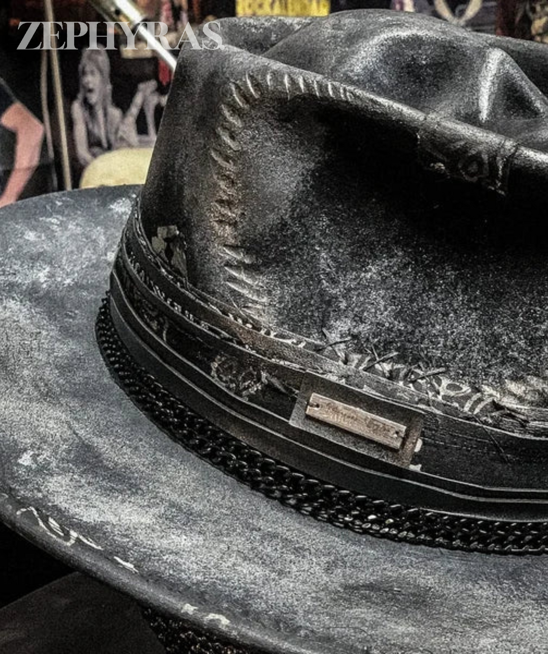 Handmade Skull Hat - Raven-State of Style