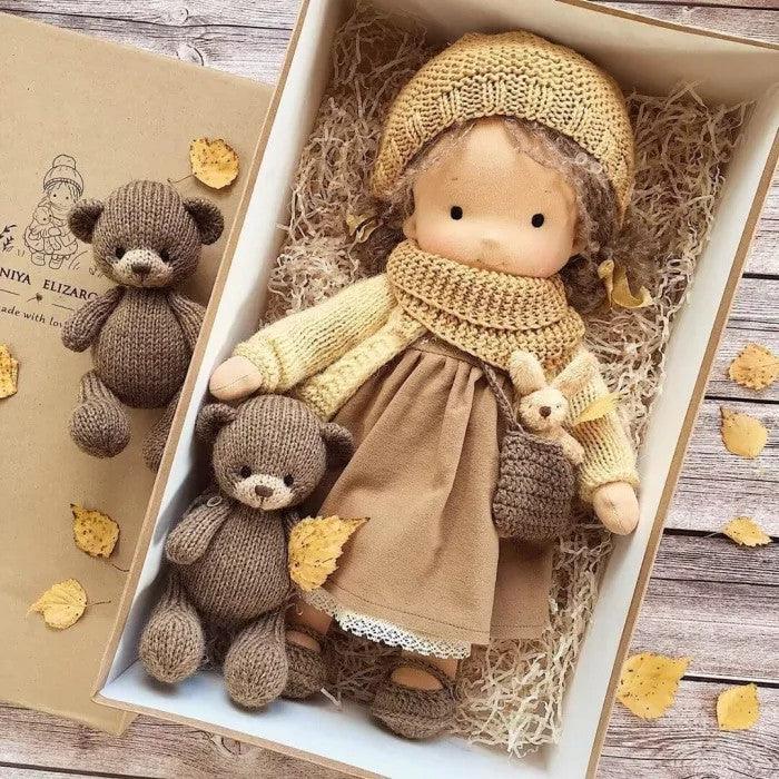 Handmade Waldorf Cuddle Doll - Poppi-G-State of Style