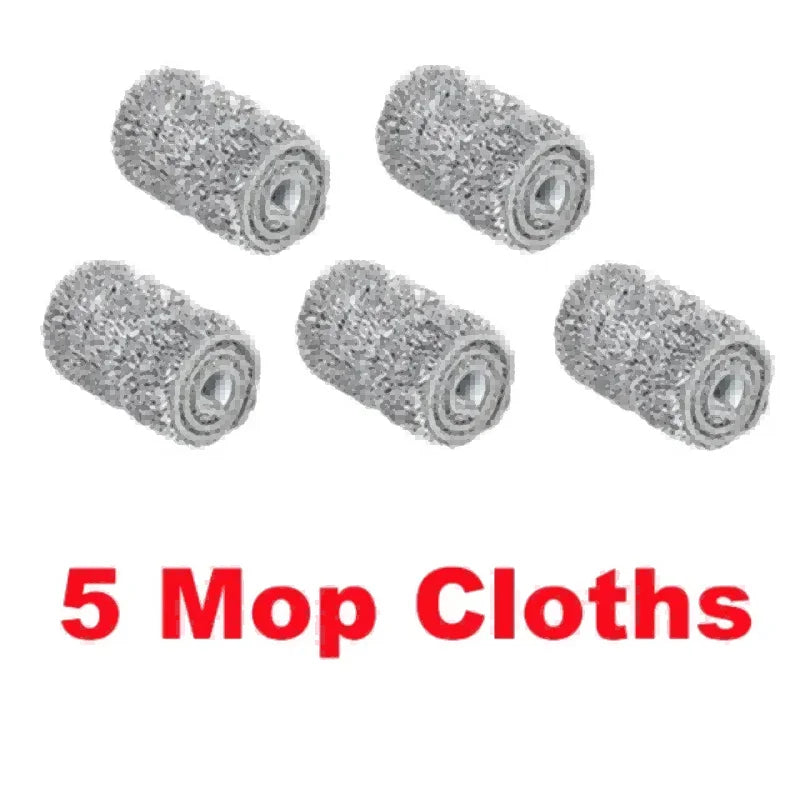 Hands-Free Flat Mop with Bucket - FlexiMop-5 Pads-State of Style