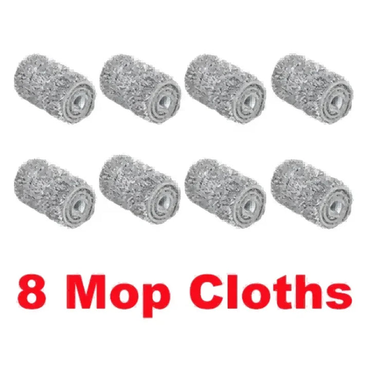 Hands-Free Flat Mop with Bucket - FlexiMop-8 Pads-State of Style