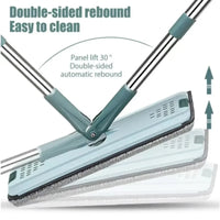 Handsfree Flat Press Mop with Bucket - FlexiMop-3 cloths-State of Style