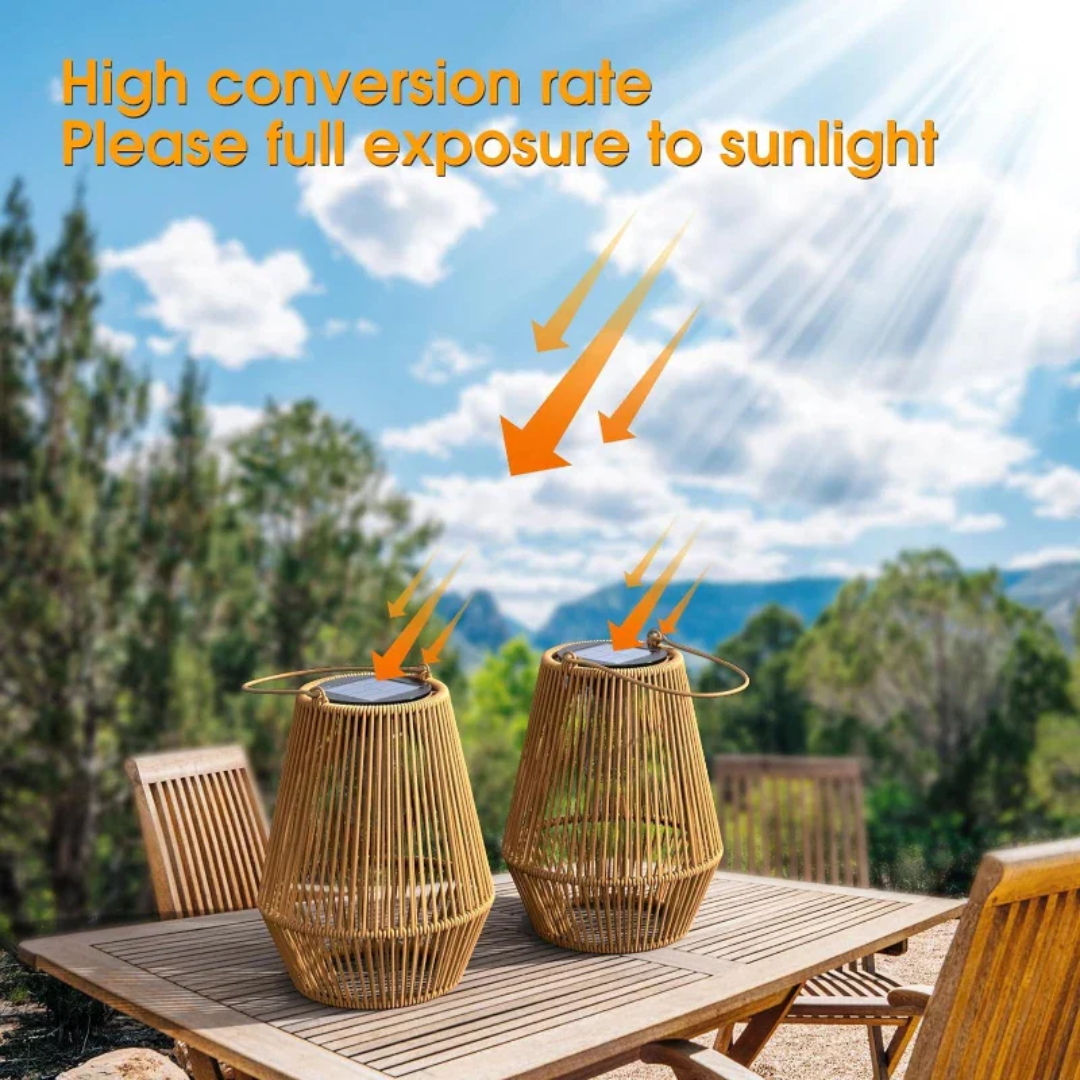 Handwoven Waterproof Solar Garden Lamp - SunWeave-State of Style