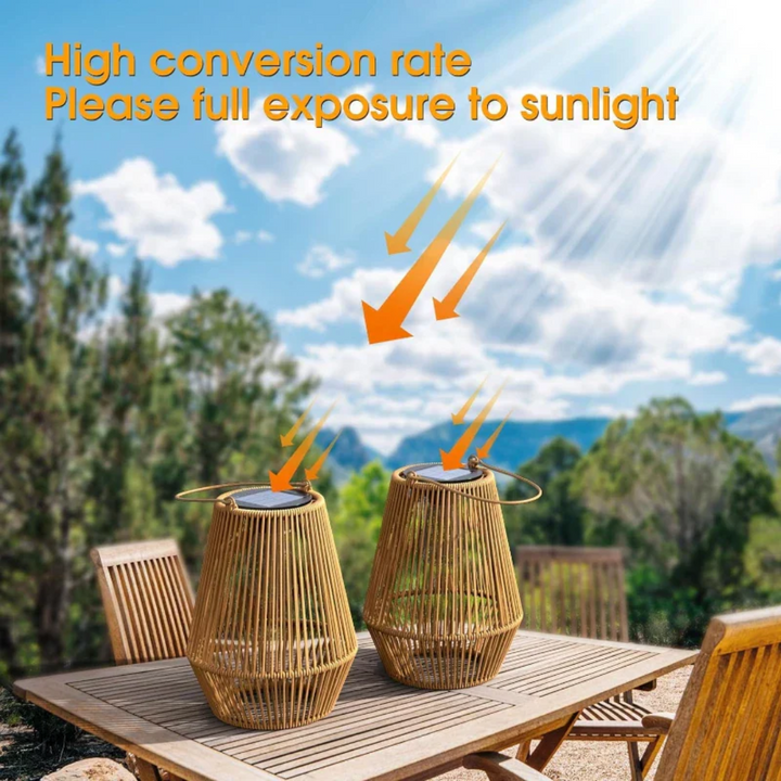 Handwoven Waterproof Solar Garden Lamp - SunWeave-State of Style