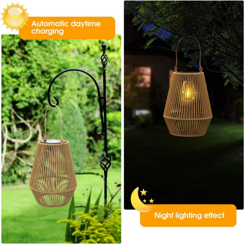 Handwoven Waterproof Solar Garden Lamp - SunWeave-State of Style