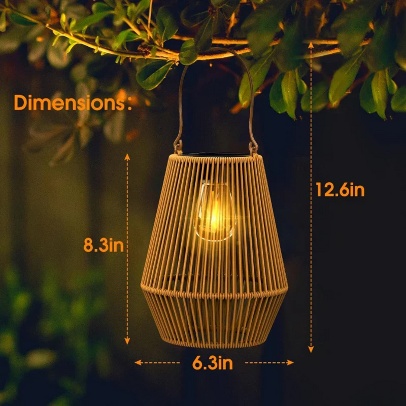 Handwoven Waterproof Solar Garden Lamp - SunWeave-State of Style