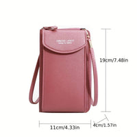 Handy Crossbody Phone Wallet – Sonia-Black-1-State of Style