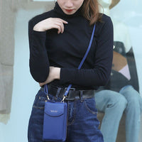 Handy Crossbody Phone Wallet – Sonia-Black-1-State of Style