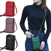 Handy Crossbody Phone Wallet – Sonia-Black-1-State of Style
