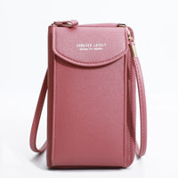 Handy Crossbody Phone Wallet – Sonia-Dark Pink-2-State of Style