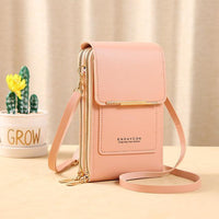 Handy Crossbody Phone Wallet – Sonia-Pink-1-State of Style