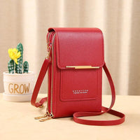 Handy Crossbody Phone Wallet – Sonia-Red-1-State of Style