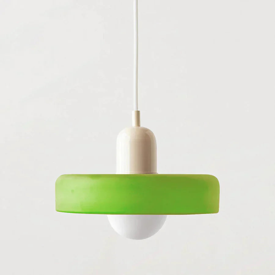 Hanging Ceiling Lamp - NordicLuxe-Green-Beige-25 x 18 cm-State of Style