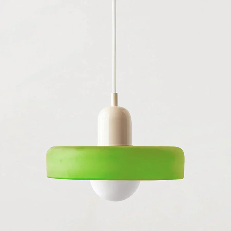 Hanging Ceiling Lamp - NordicLuxe-Green-Beige-25 x 18 cm-State of Style