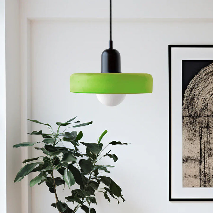 Hanging Ceiling Lamp - NordicLuxe-Green-Black-25 x 18 cm-State of Style