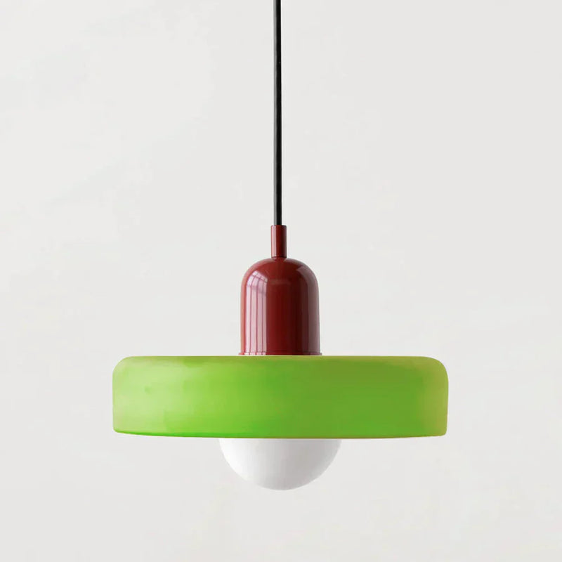 Hanging Ceiling Lamp - NordicLuxe-Green-Red-25 x 18 cm-State of Style