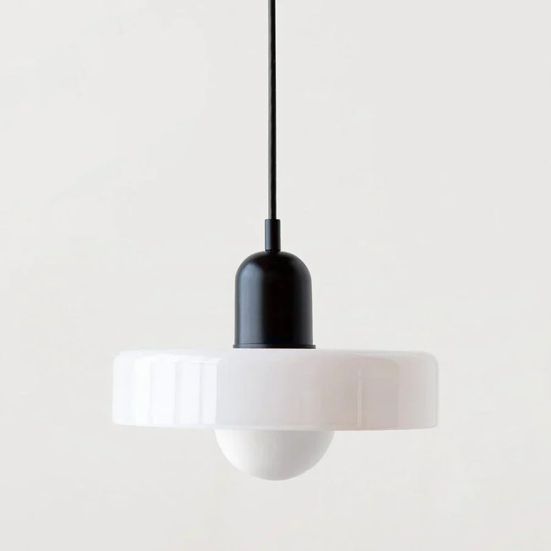 Hanging Ceiling Lamp - NordicLuxe-White-Black-25 x 18 cm-State of Style