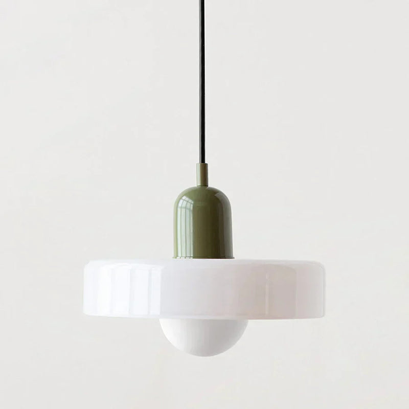 Hanging Ceiling Lamp - NordicLuxe-White-Green-25 x 18 cm-State of Style