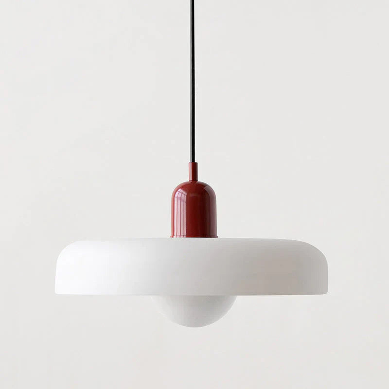 Hanging Ceiling Lamp - NordicLuxe-White-Red-25 x 18 cm-State of Style