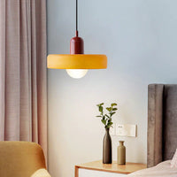 Hanging Ceiling Lamp - NordicLuxe-White-Red-25 x 18 cm-State of Style