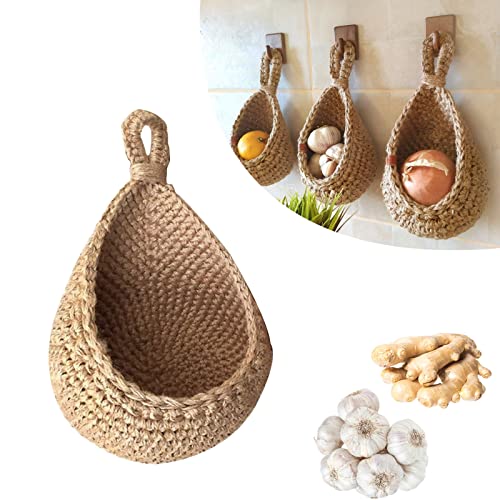 Hanging Cotton Yarn Wall Baskets – Nara-S: 18X17cm-State of Style
