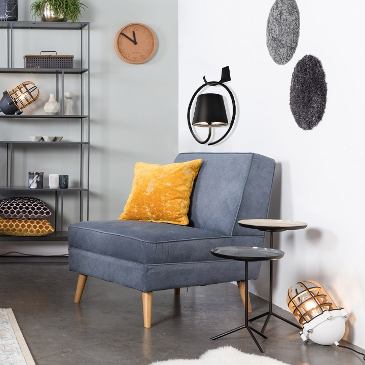 Hanging Lamp - AuraGlow-Black-State of Style