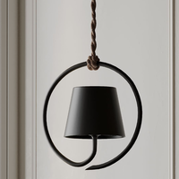 Hanging Lamp - AuraGlow-Black-State of Style