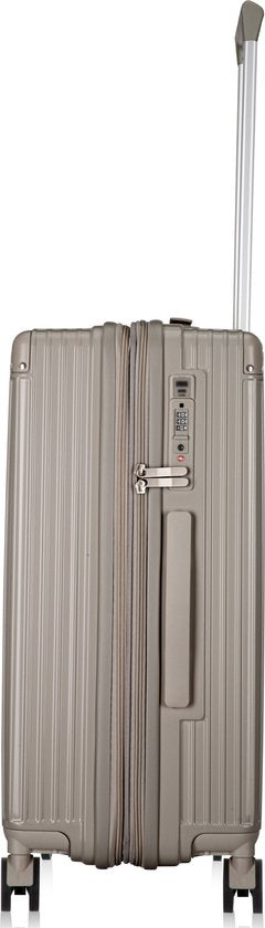 Hard case suitcase with extras – Mykonos-Gray-S (39 L)-State of Style