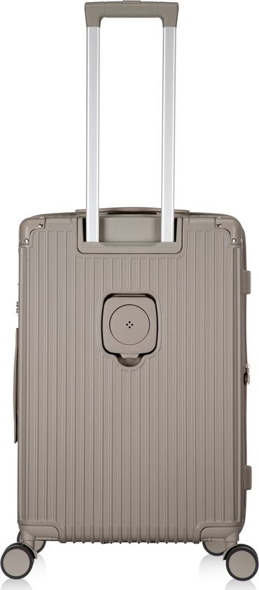 Hard case suitcase with extras – Mykonos-Gray-S (39 L)-State of Style