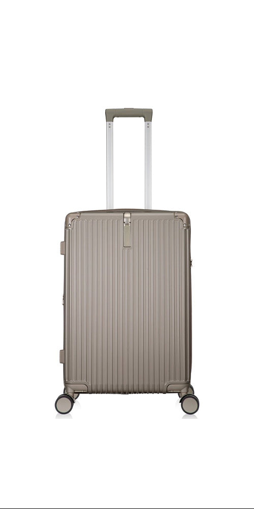 Hard case suitcase with extras – Mykonos-Gray-S (39 L)-State of Style