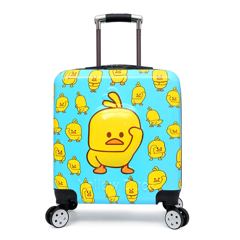 Hard-shell children's suitcase – Seoul-Blue Duck-State of Style