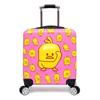 Hard-shell children's suitcase – Seoul-Pink Duck-State of Style